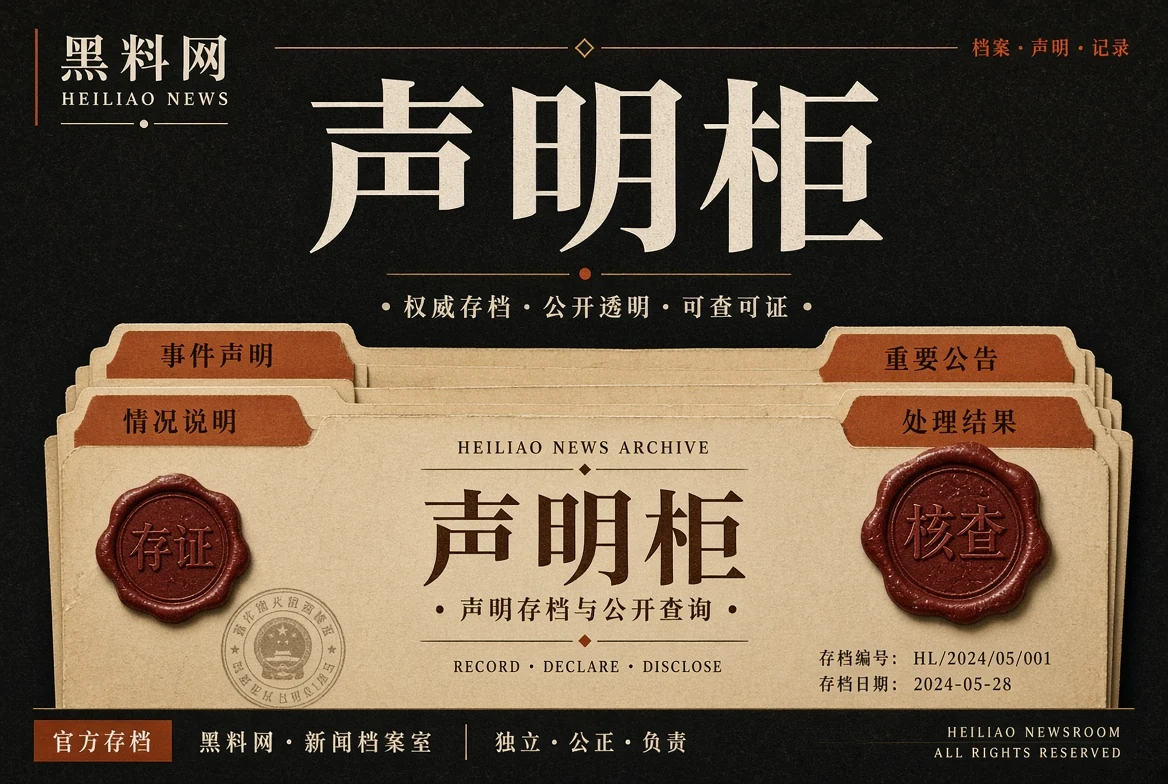 声明柜公开说明和语境观察
